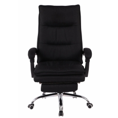 Kancelárske kreslo Power, textil, čierna