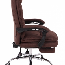 Kancelárske kreslo Power, textil, hnedá - 2