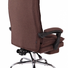 Kancelárske kreslo Power, textil, hnedá - 3