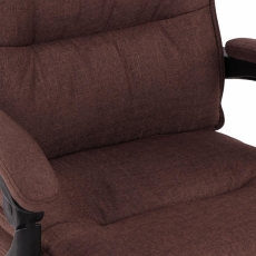 Kancelárske kreslo Power, textil, hnedá - 5