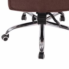 Kancelárske kreslo Power, textil, hnedá - 7