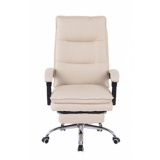 Kancelárske kreslo Power, textil, krémová - 1