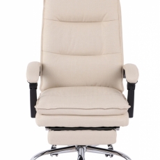 Kancelárske kreslo Power, textil, krémová - 1