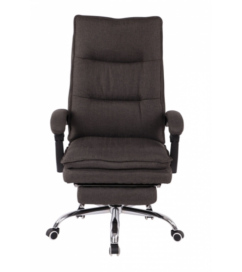 Kancelárske kreslo Power, textil, tmavo šedá