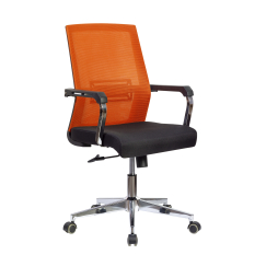 Kancelárske kreslo Roma, textil, čierna / červená