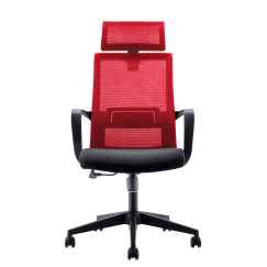 Kancelářské křeslo Smart HB, textil, červená