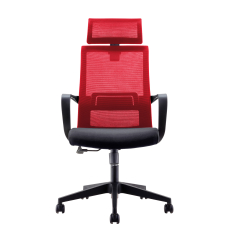 Kancelárske kreslo Smart HB, textil, červené - 1
