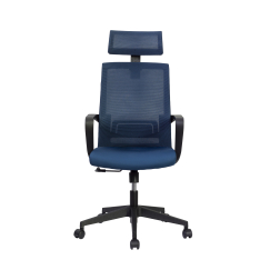 Kancelářské křeslo Smart HB, textil, modrá