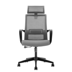 Kancelářské křeslo Smart HB, textil, šedá