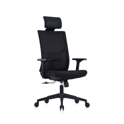 Kancelářské křeslo Snow HB, textil, černá