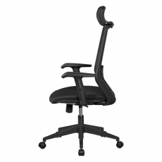 Kancelárske kreslo Star, textilná poťahovina, čierna - 4