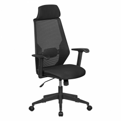 Kancelárske kreslo Star, textilná poťahovina, čierna