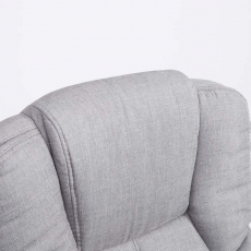 Kancelářské křeslo Xanthos, textil, šedá - 5