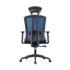 Kancelářské židle Brixxen HB, textil, černá / modrá - 5
