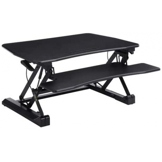 Kancelársky stôl Ella, 90 cm, čierna - 1