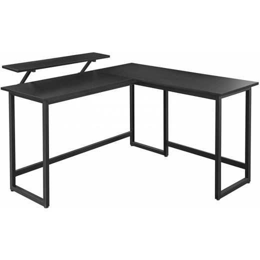 Kancelársky stôl Stella, 140 cm, čierna - 1