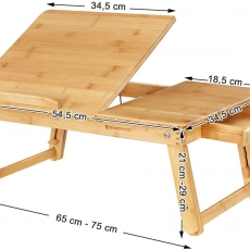 Kancelársky stôl Victor, bambus - 6