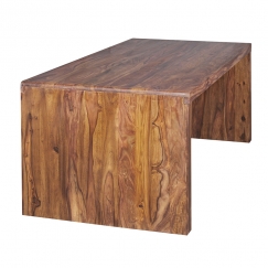 Kancelářský stůl Boha, 140 cm, masiv Sheesham