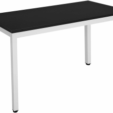 Kancelářský stůl Dolly, 120 cm, bílá / černá - 1