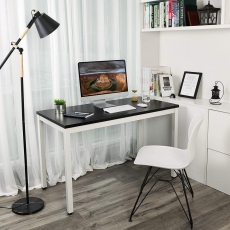 Kancelářský stůl Dolly, 120 cm, bílá / černá - 3