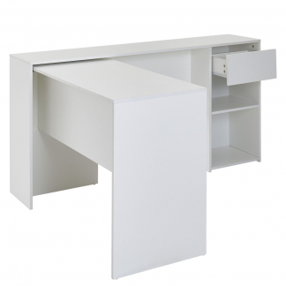 Kancelářský stůl Renol, 145 cm, bílá