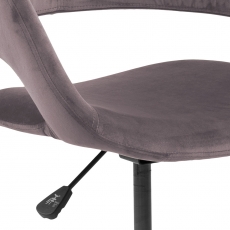 Kanelářská židle Grace, tkanina, růžová - 6