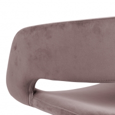 Kanelářská židle Grace, tkanina, růžová - 10