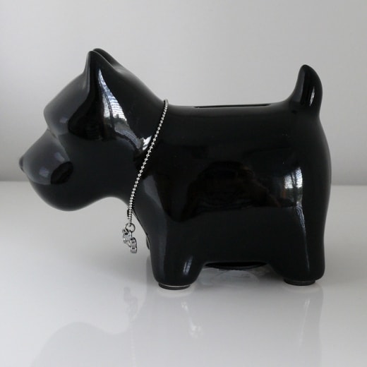 Kasička keramická Doggy, 16 cm - 1