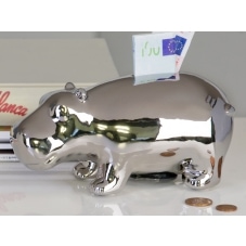 Kasička keramická Hippo, 19 cm