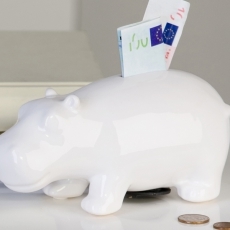 Kasička keramická Hippo, 19 cm - 1
