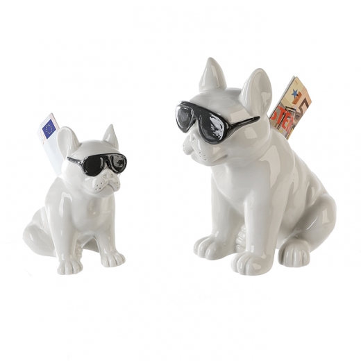 Kasička porcelánová Cool dog, 17 cm - 1