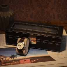 Kazeta na hodinky Levan, 28 cm, černá - 2