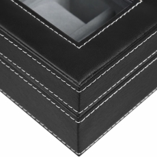 Kazeta na hodinky Levan, 28 cm, čierna - 6