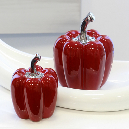 Keramická dekorácia Paprika, 17 cm - 1
