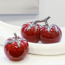 Keramická dekorácia rajčina Deep Red, 10 cm - 1
