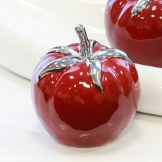 Keramická dekorácia rajčina Deep Red, 10 cm - 2