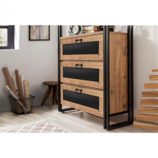 Knihovna Arcas, 180 cm, ořech - 3