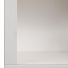 Knihovna Brix, 135 cm, bílá - 3