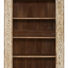 Knihovna Hira, 180 cm, béžová - 3