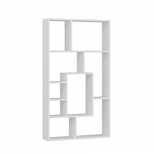 Knihovna Lily, 160 cm, bílá - 1