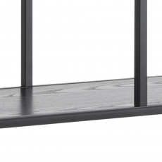 Knihovna Seaford, 185 cm, černá - 10