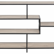 Knihovna Seaford I., 114 cm, světlá - 2