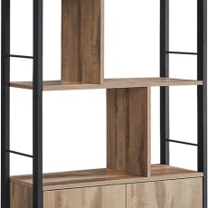 Knižnica Arya, 154 cm, hnedá - 1