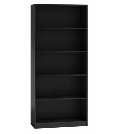 Knižnica Roho, 182 cm, čierna