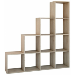 Knižnica Step, 153 cm, dub sonoma
