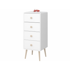 Komoda Adel, 101 cm, biela