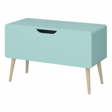 Komoda Adel, 80 cm, tyrkysová - 4