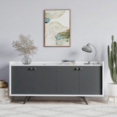 Komoda Bled, 150 cm, šedá - 4