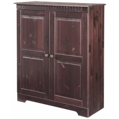 Komoda Brix, 100 cm, tmavohnedá