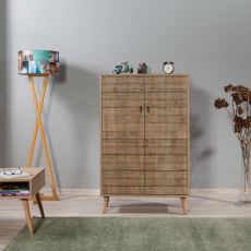 Komoda Coates, 127 cm, dub - 3